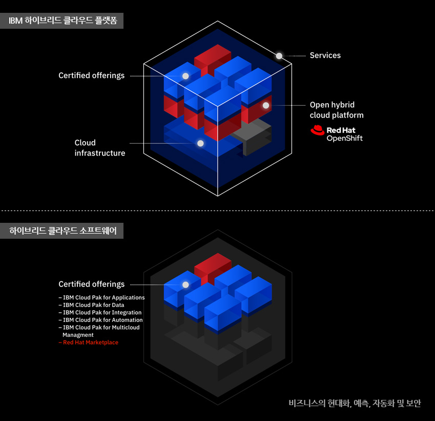 IBM의 하이브리드 접근 방법